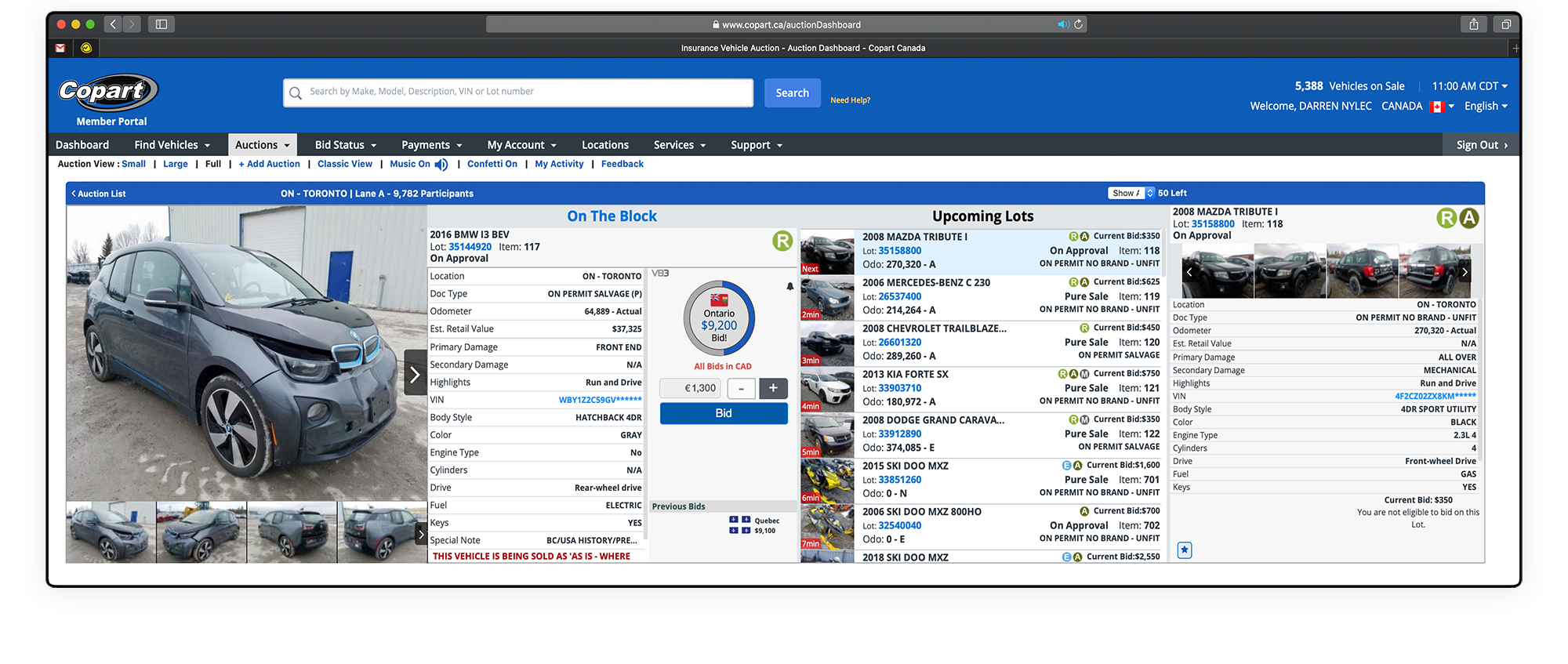 Copart Auction Window